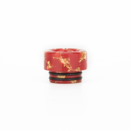 (Red)For 810 Tfv8 Drip Tip Resin Starry Sky Style Cigarette Holder Enthusiasts For