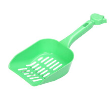 (Green)Pet Cleaning Supplies Plastic Mesh Cat Litter Shovel Effectively Clear Feces