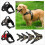 (Leopard,Middle)No Pull Adjustable Harness Leash Dog Pet Vest Walk Out Strap Collar Vest 13