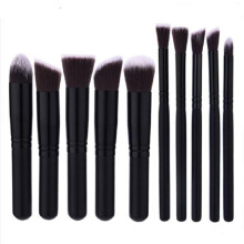 (10Pcs Black Mini Brush)Makeup Brush Collection Foundation Eye Contouring Supplies Beauty Use Daily
