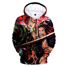 (#7,S)Sweat à capuche imprimé en 3D Demon Slayerkimetsu No Yaiba sweat à capuche manteau pull