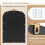 Arched Baroque Wall Mirror, Gold Metal Frame, 95x66 cm 3