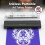 A46 Tattoo-Schablonen-Drucker – Bluetooth Thermodrucker, Schwarz, kompakt, kompatibel mit Android, iOS und Windows 6