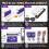 A46 Tattoo-Schablonen-Drucker – Bluetooth Thermodrucker, Schwarz, kompakt, kompatibel mit Android, iOS und Windows 7