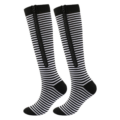 Calze a compressione con cerniera per uomo e donna - calze a compressione graduata  XL