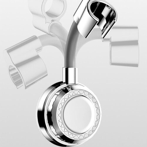 Suporte Universal de Chuveiro com Ventosa - Ajustável e Sem Necessidade de Furar Silver 2