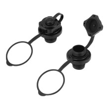 Valve d'inflation 22mm Boston universelle avec base pour kayak, valve de remplacement PVC x2