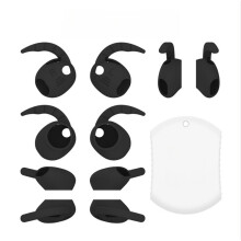 Silikon-Ohrtips mit Zuglasche, kompatibel mit Samsung Galaxy Buds 4 (2026) Bluetooth-Ohrhörern - verschleißfeste Schutzkappen Black