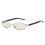 Oval Sunglasses Unisex,Silver Frame,Champagne Lens 2