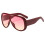 Übergroße, integrierte Sonnenbrille, glänzend schwarzer Rahmen, dunkelgraue Gläser 3