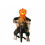 Halloween elektrisk spökdocka röstglöd pumpahuvud 1