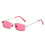 Square Sunglasses Yellow Lens,Gold Frame,Blue Lens 5