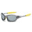 Oval Sunglasses Unisex,Transparent Grey Frame,Silver Mirror Lens 1
