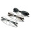 Oval Sunglasses Unisex,Silver Frame,Champagne Lens 5