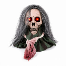 Zabawka w kształcie czaszki na Halloween w kolorze skóry