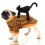 002A Standing Black Cat M Bust 40cm 4-6lbs 1