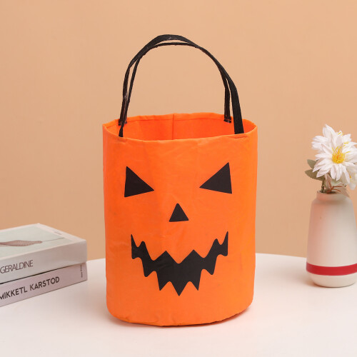 Halloween Kürbis Leckerli Eimer TF