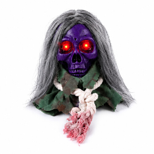 Halloween Walking Skull Prop Toy Purple