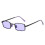 Square Sunglasses Yellow Lens,Black Frame,Purple Lens 2
