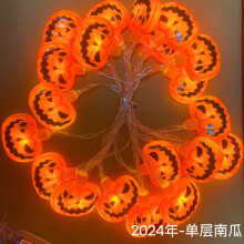 Halloween LED Pumpa Spökljusslinga Pumpa