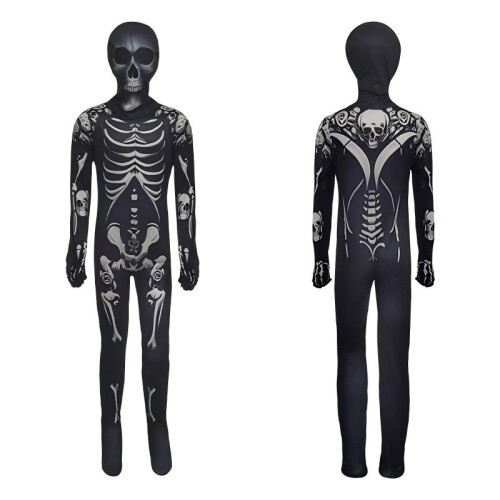 Halloween Barndräkt Stil 8 Skelett 110