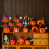 Halloween Handheld Pumpkin Lantern Broom Black A 2