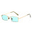 Square Sunglasses Yellow Lens,Silver Frame,Pink Lens 4