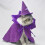 Purple Vampire Cape + Hat One Size 3