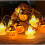 Halloween LED Pumpa Spöke Ljusslinga Mix C 1