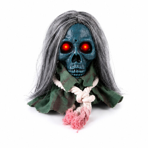 Halloween Walking Skull Prop Toy Blue