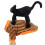 002A Standing Black Cat XXL Bust 55cm 12-16lbs 5