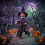 Halloween elektrisk spökdocka röstglöd pumpahuvud 3