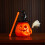 Halloween Handheld Pumpkin Lantern Broom Yellow A 1