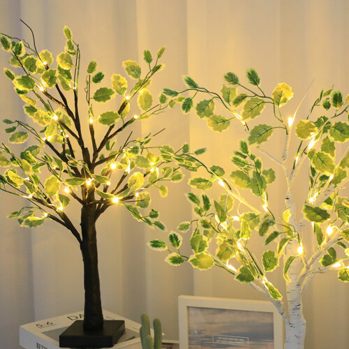 LED Christmas Party Night Light 24L Pumpkin Maple Leaf 2