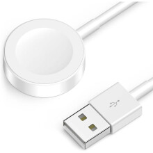 USB-A pyöreä magneettinen latauskaapeli, yhteensopiva Apple Watch Series 1-11, SE, SE2, ULTRA, ULTRA2, alumiini+TPE, matala lämpö, 100cm