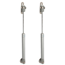 2er-Set Gasfeder mit Gummikopf – Hydraulische Gasfedern aus Zinklegierung für Schrank- und Klapptüren, Soft-Close, Drei-Punkt-Befestigung