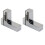 F-type Glasklem Groot Glanzend — Verstelbare Planksteun van Zinklegering, 2-pack 1