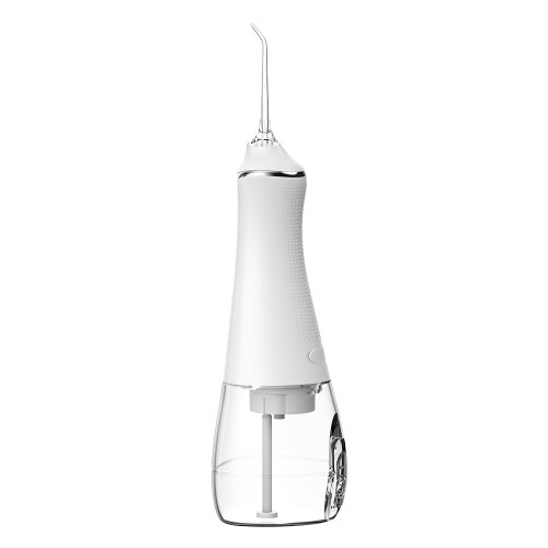 Hydropulseur Électrique Portable Rechargeable USB avec 5 Embouts White 1