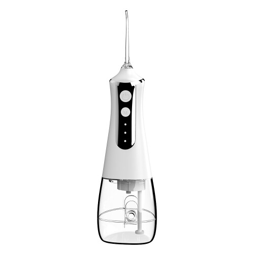 Hydropulseur Électrique Portable Rechargeable USB avec 5 Embouts White 2