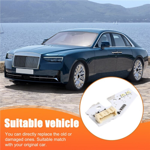 For Rolls Royce  Car DRL LED Daytime Running Lights Board Module Replace (White) Right 1
