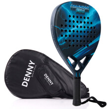 Padel Racket Carbon Fiber Surface EVA Memory Flex Foam Core Racquet 375g & Bag