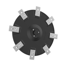 Blade Discs + 8 St. Blades för LUBA för AWD800 AWD1500 Gräsklippare Robot Blade Disc Gräsklippardelar