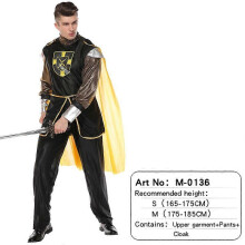 (S 165-175 cm) Halloween demon piraat kostuum voor volwassen mannen cosplay pak duivel fabriek groothandel kinderkostuum colwn M-0136