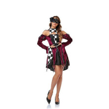 (XL, multi) Women Masked Dancer Costume Adult Halloween Fancy Party Princess Cosplay Uniform