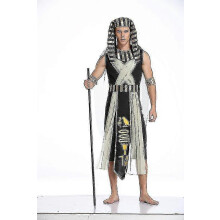 (XL, male) Halloween Costume Egyptian Pharaoh Cleopatra Greek Goddess Costume Stage Opera Performance Costume
