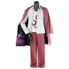 (L, Pink) Anime Danganronpa Kaito Momota Cosplay Costume Outfit Uniform Halloween Carnival Costumes