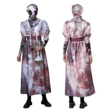 (L, 8711) Scary Zombie Cosplay Witch Horror Draculaura Halloween Costume for Woman Disguise Adult Vampire Outfit Fantasia Carnival Dress