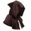(brown) Witch Reversible Hood Cape Halloween Medieval Magic Wizard Cloak Cosplay Hat Us 1