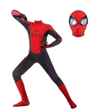 (140cm, costume mask C) Stock Myers Spiderman Tights Adult Man Cosplay Superhero Halloween Costume