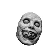 (White) Horror Mask Exorcism Mask Halloween Horror Demon Creative Mask